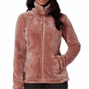 32 DEGREES HEAT. Pink Plush Zipper Jacket. Side Pockets. S-XS. 2- Pocs i…